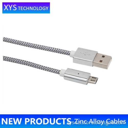 Zinc Alloy Nylon Braided USB Cable New Products 2016, Alibaba supplier New Products 2016/
